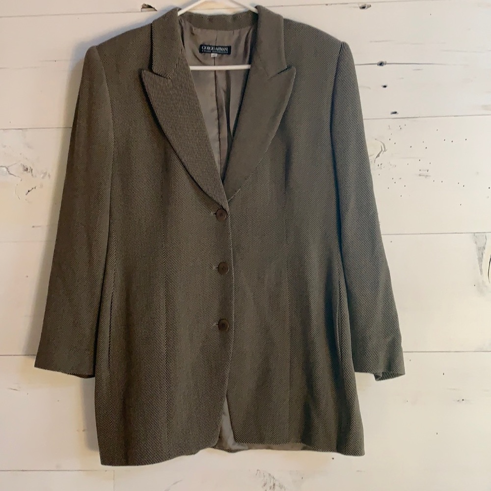 Giorgio Armani single breasted ladies blazer